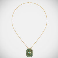 Marie Lichtenberg Raiz'in Raiz'in Scapular Glitter Midnight Green 40mm