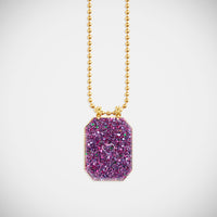Marie Lichtenberg Raiz'in Raiz'in Scapular Glitter Purple 28mm