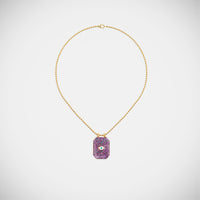 Marie Lichtenberg Raiz'in Raiz'in Scapular Glitter Purple 28mm