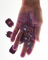 Marie Lichtenberg Raiz'in Raiz'in Scapular Glitter Purple 28mm