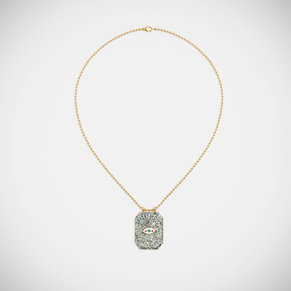Marie Lichtenberg Raiz'in Raiz'in Scapular Glitter Silver 34mm