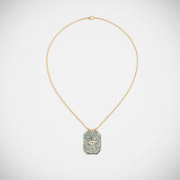 Marie Lichtenberg Raiz'in Raiz'in Scapular Glitter Silver 34mm