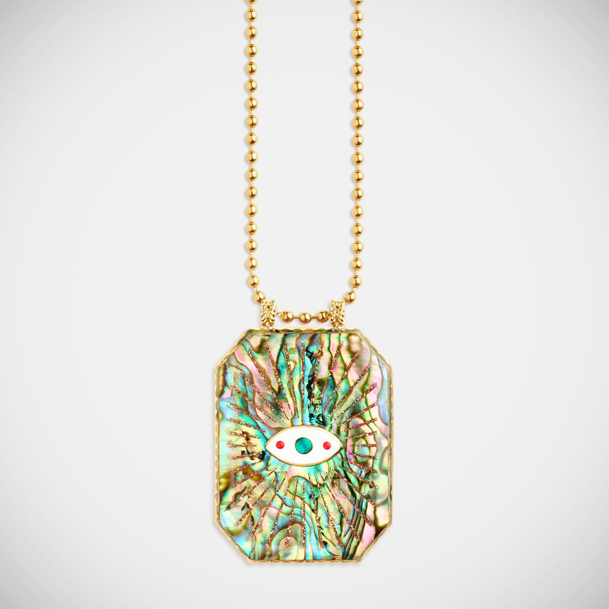 Marie Lichtenberg Raiz'in Raiz'in Scapular Mother of pearl Natural 40mm