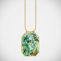 Marie Lichtenberg Raiz'in Raiz'in Scapular Mother of pearl Natural 40mm