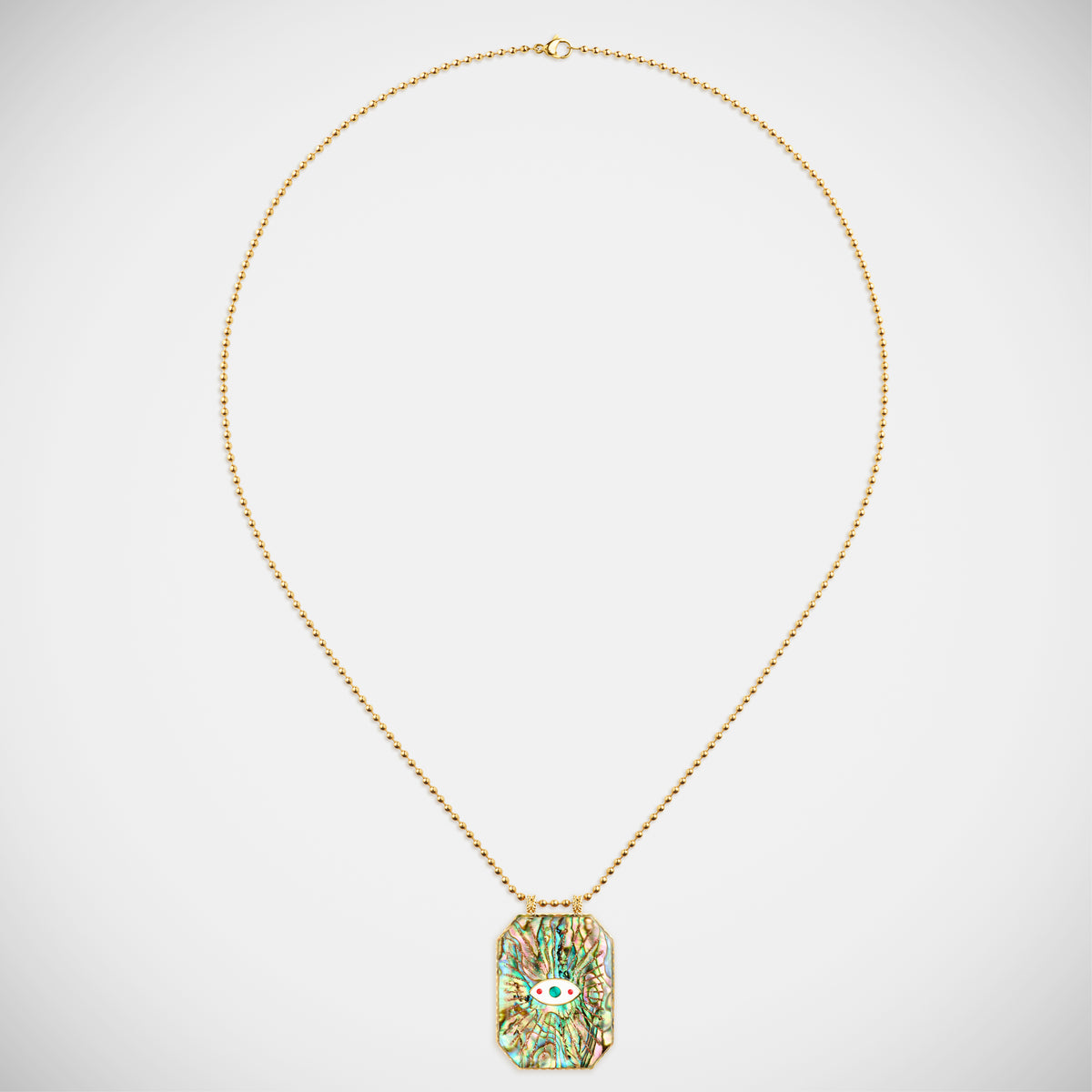 Marie Lichtenberg Raiz'in Raiz'in Scapular Mother of pearl Natural 40mm