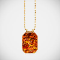 Marie Lichtenberg Raiz'in Raiz'in Scapular Mother of pearl Ochre 34mm