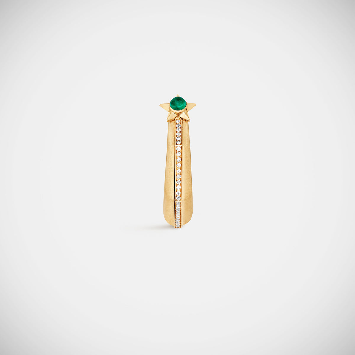 Marie Lichtenberg Staging Earring Baba Large Emerald Earring