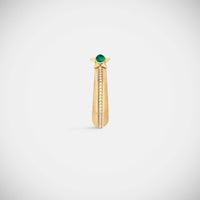 Marie Lichtenberg Staging Earring Baba Large Emerald Earring