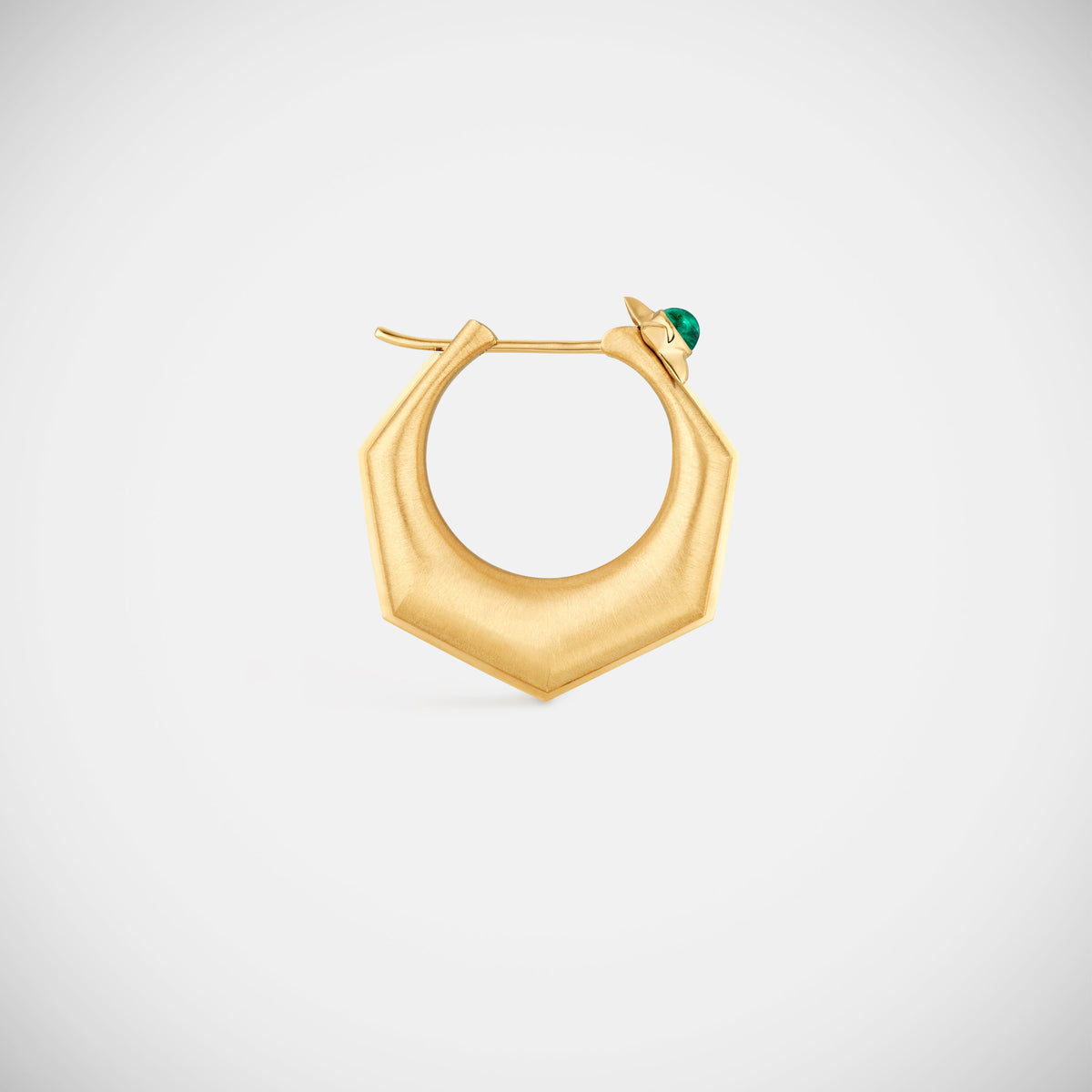 Marie Lichtenberg Staging Earring Baba Large Emerald Earring