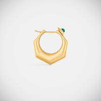 Marie Lichtenberg Staging Earring Baba Large Emerald Earring