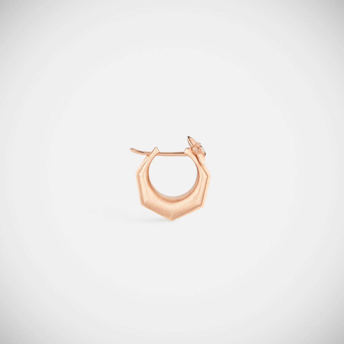 Marie Lichtenberg Staging Earring Baba Small Diamond Earring Rose Gold
