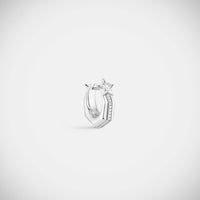 Marie Lichtenberg Staging Earring Baba Small Diamond Earring White Gold