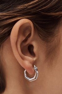 Marie Lichtenberg Staging Earring Baba Small Diamond Earring White Gold