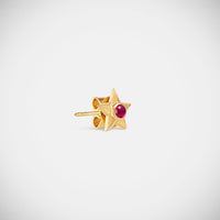 Marie Lichtenberg Staging Earring Baba Stud Ruby Earring