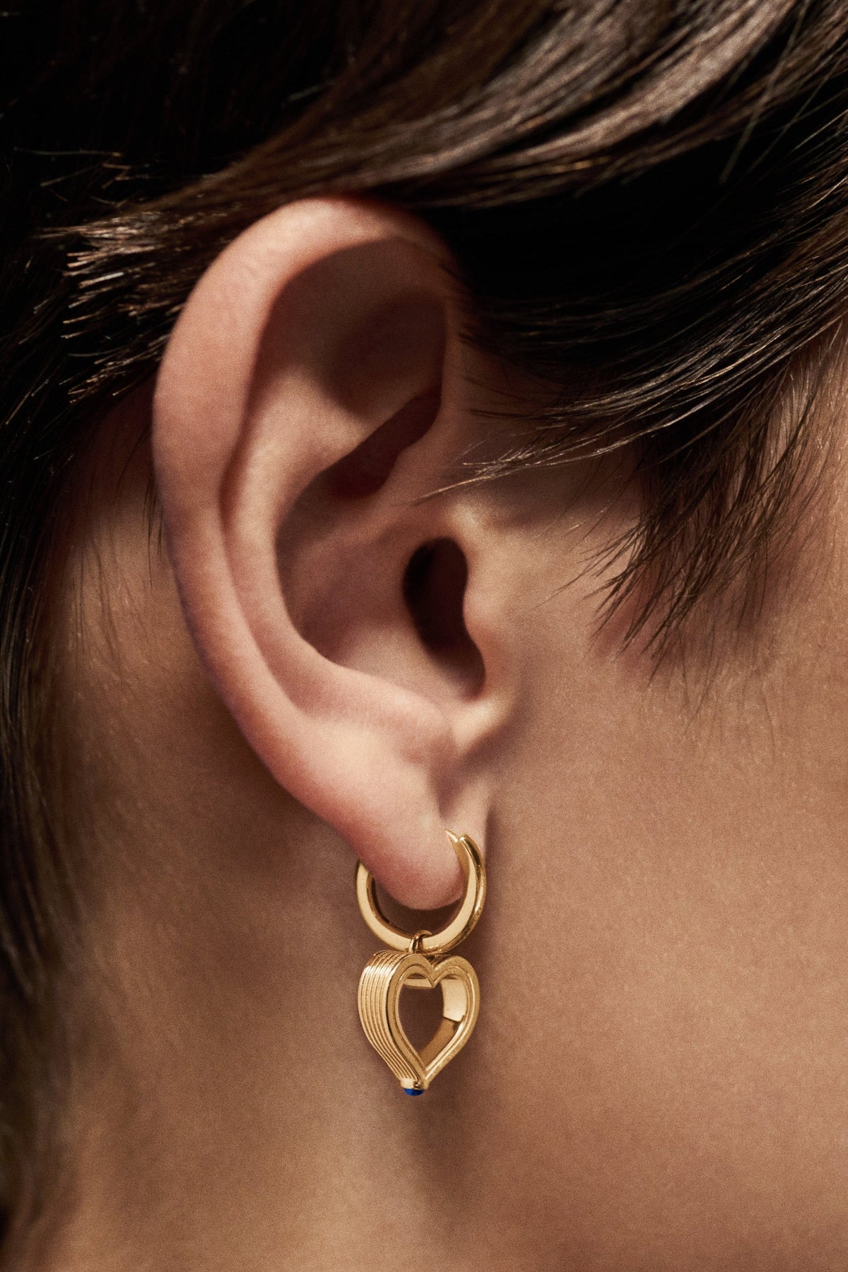 Marie Lichtenberg Staging Earring Baby charm Heart earring