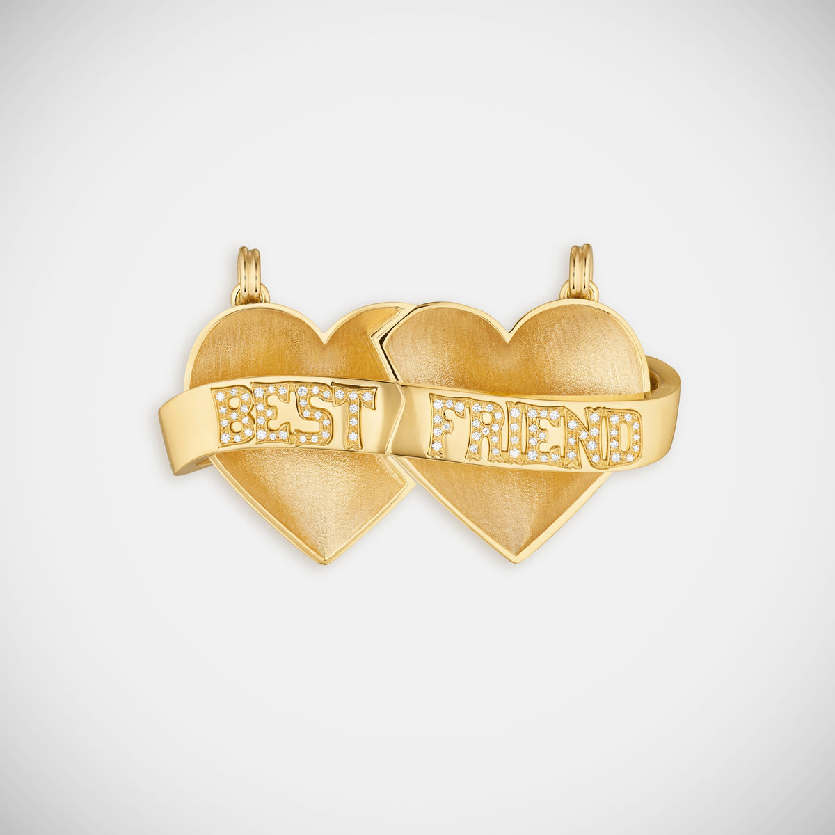Marie Lichtenberg Staging Charm Best Friend charms on Gourmette Chains
