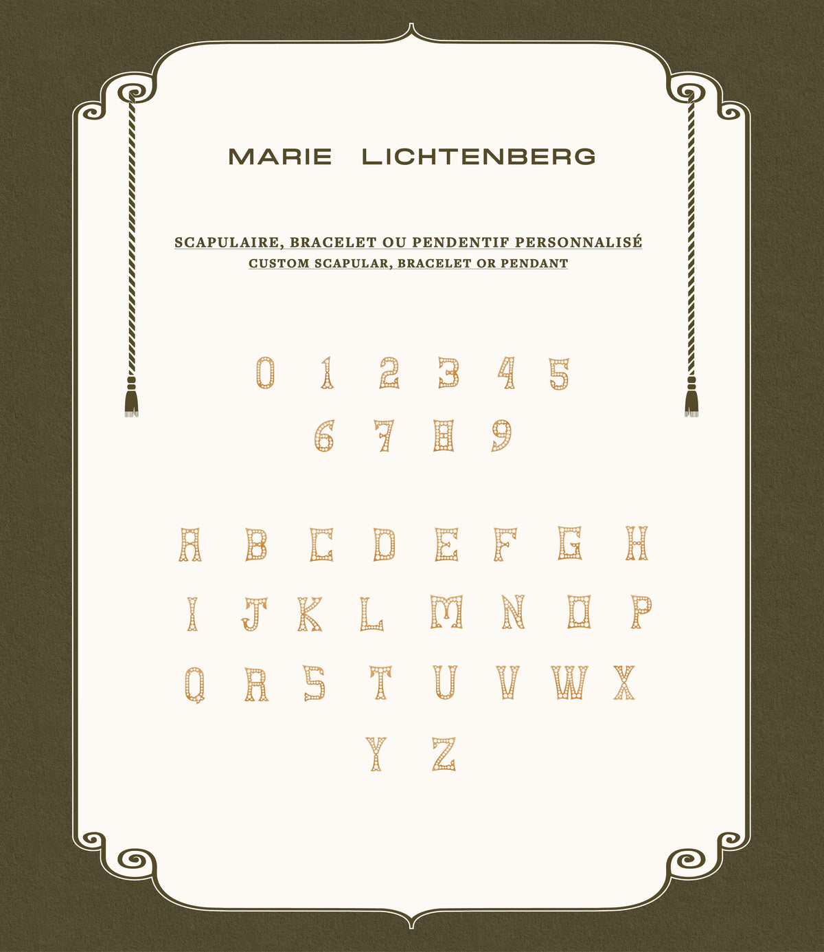 Marie Lichtenberg Staging Bracelet Custom Bracelet