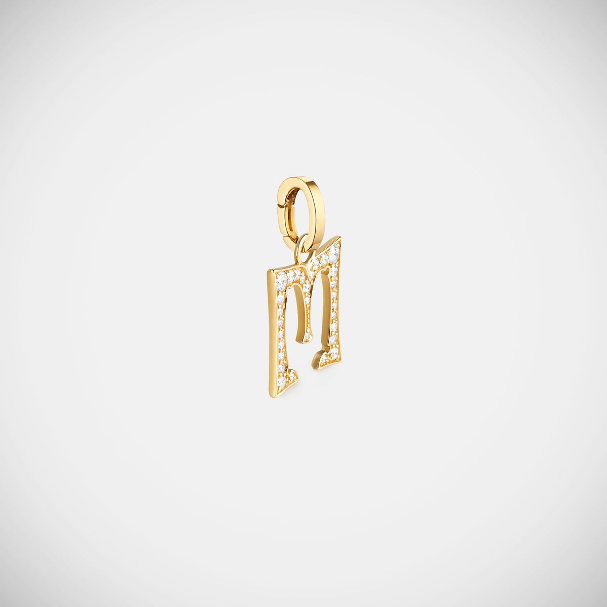 Marie Lichtenberg Staging Pendant Custom Diamond Letter Charm
