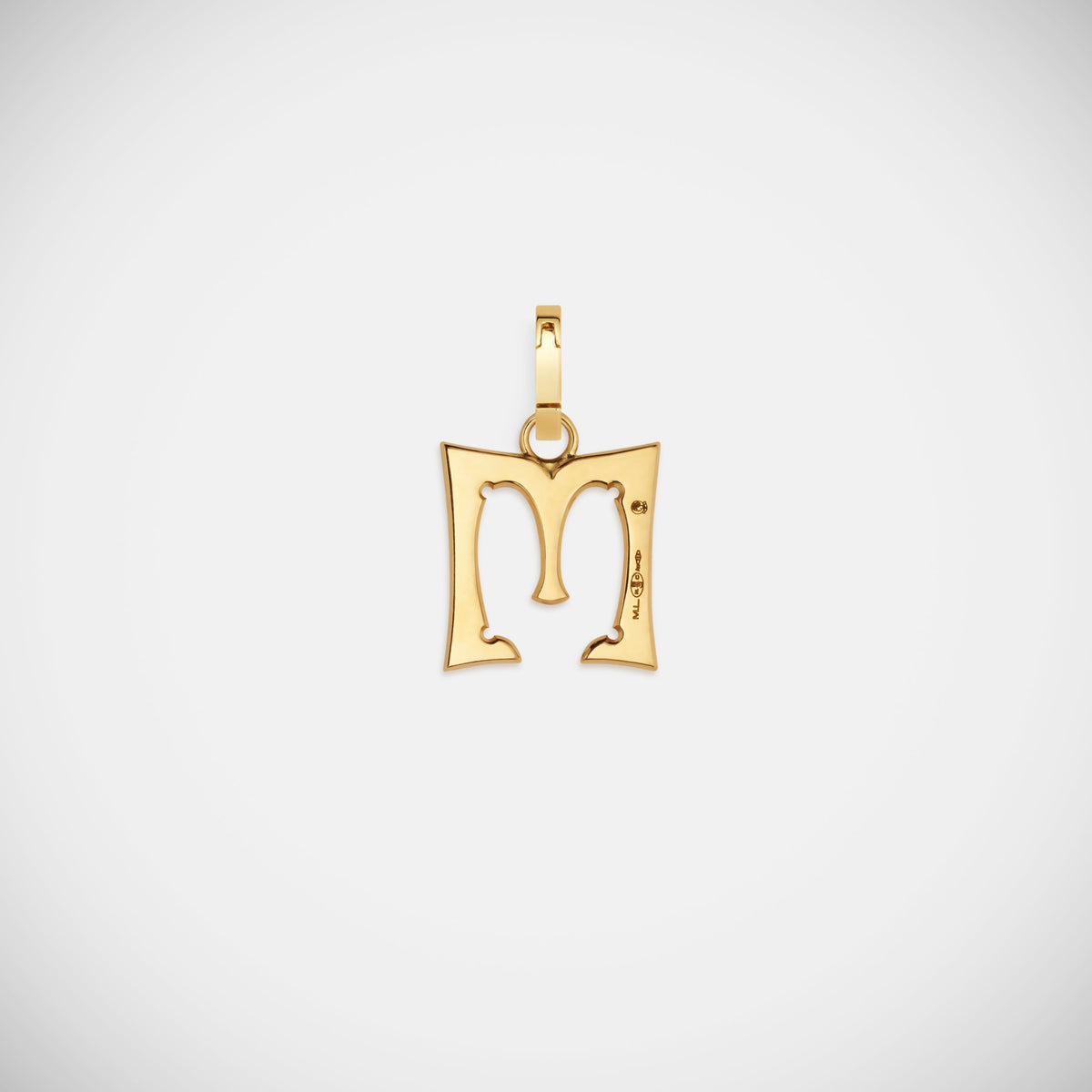 Marie Lichtenberg Staging Pendant Custom Diamond Letter Charm