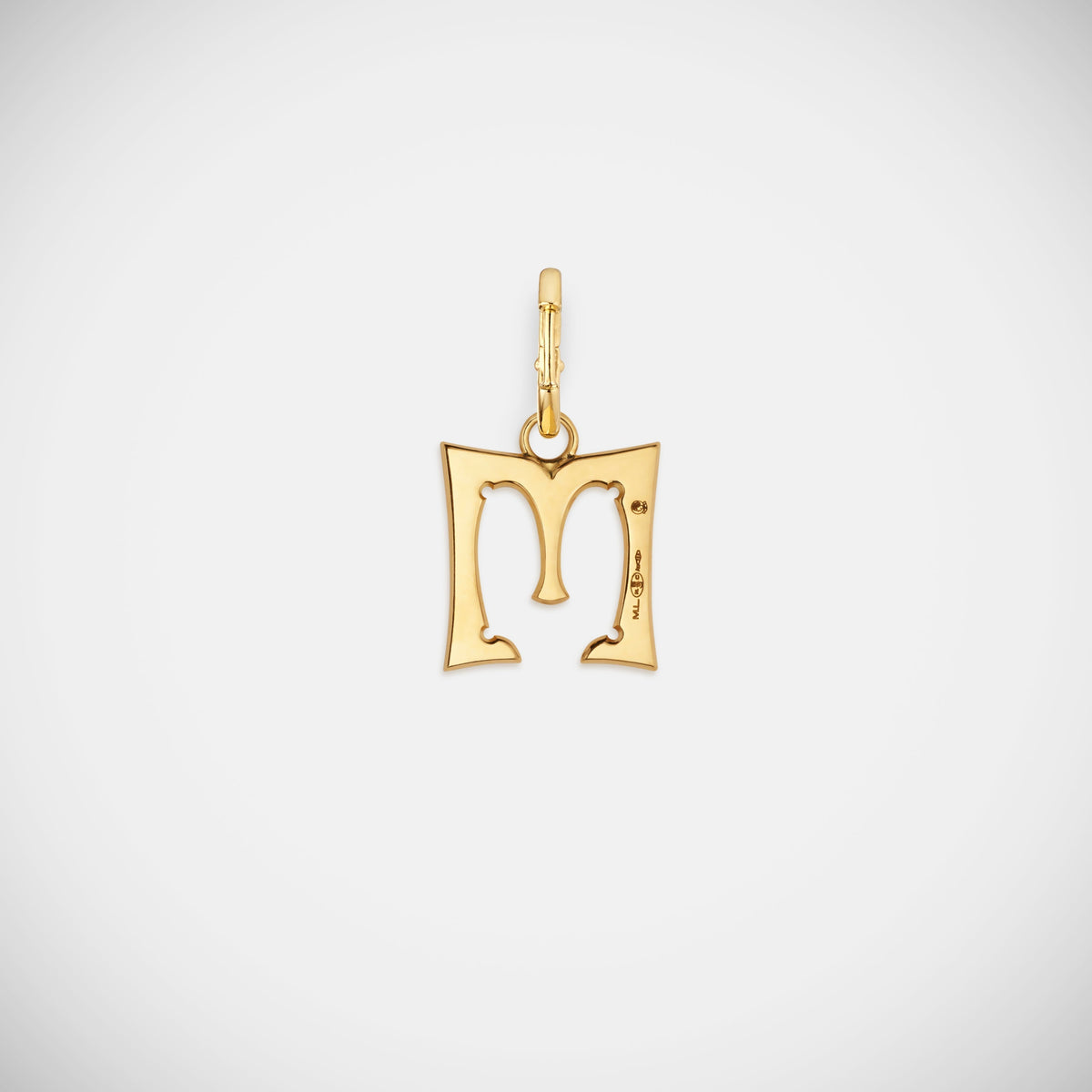 Marie Lichtenberg Staging Pendant Custom Diamond Letter Charm