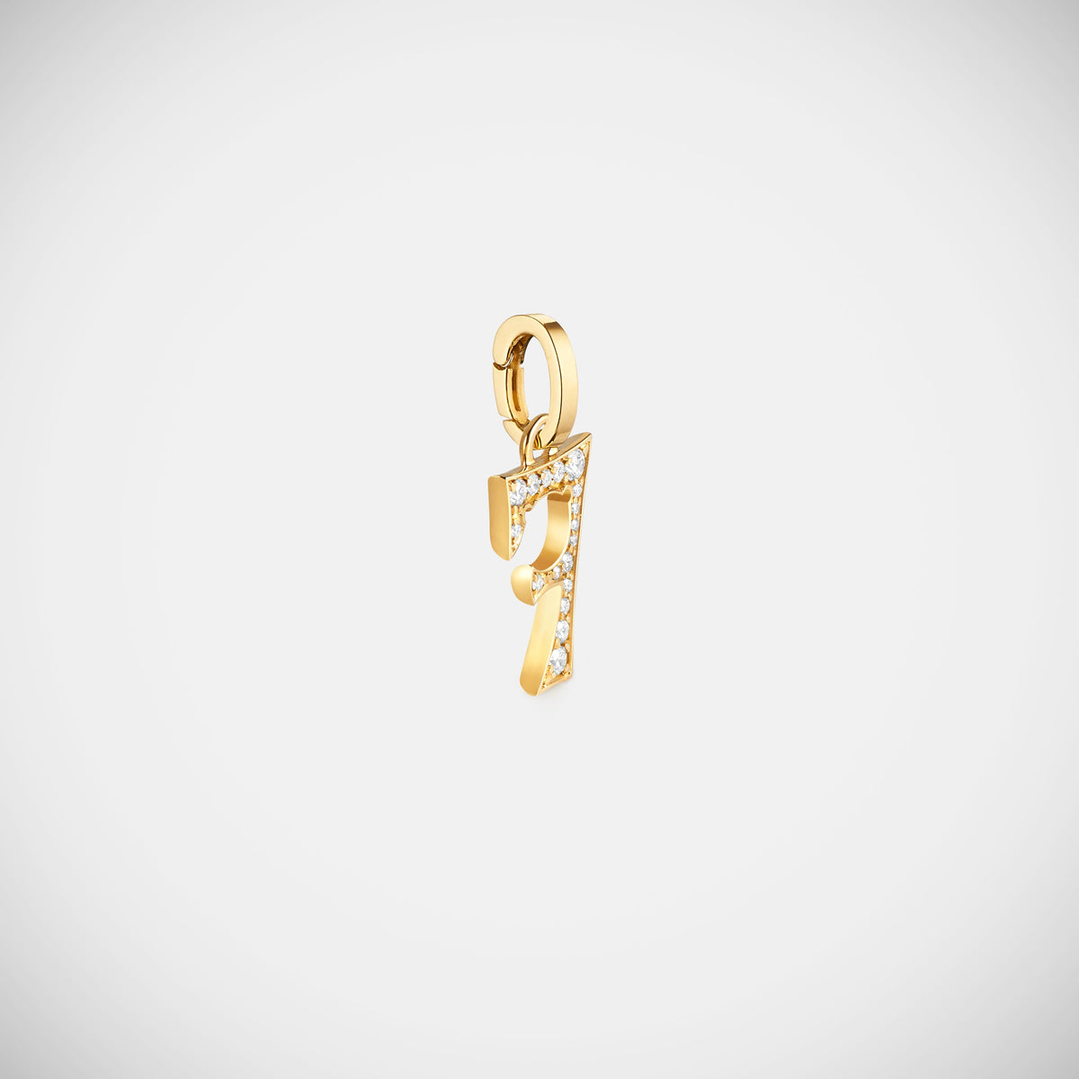 Marie Lichtenberg Staging Pendant Custom Diamond Number Charm