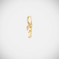 Marie Lichtenberg Staging Pendant Custom Diamond Number Charm