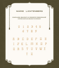 Marie Lichtenberg Staging Pendant Custom Diamond Number Charm