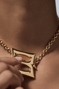 Marie Lichtenberg Staging Pendant Custom Jumbo Letter Charm