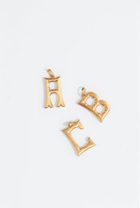 Marie Lichtenberg Staging Pendant Custom Jumbo Letter Charm