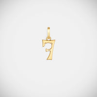 Marie Lichtenberg Staging Pendant Custom Number Charm