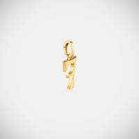 Marie Lichtenberg Staging Pendant Custom Number Charm
