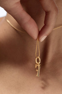 Marie Lichtenberg Staging Pendant Custom Number Charm