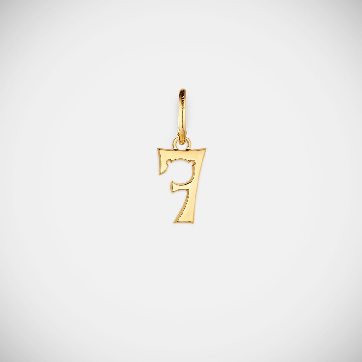 Marie Lichtenberg Staging Pendant Custom Number Charm
