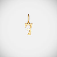 Marie Lichtenberg Staging Pendant Custom Number Charm