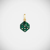Marie Lichtenberg Staging Charm Dado Malachite charm 11mm