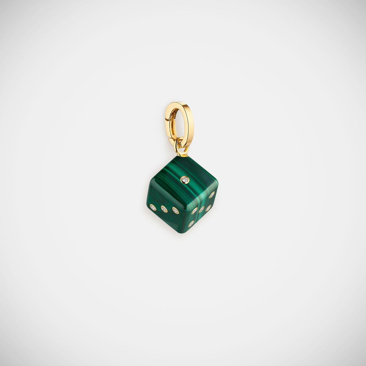 Marie Lichtenberg Staging Charm Dado Malachite charm 11mm