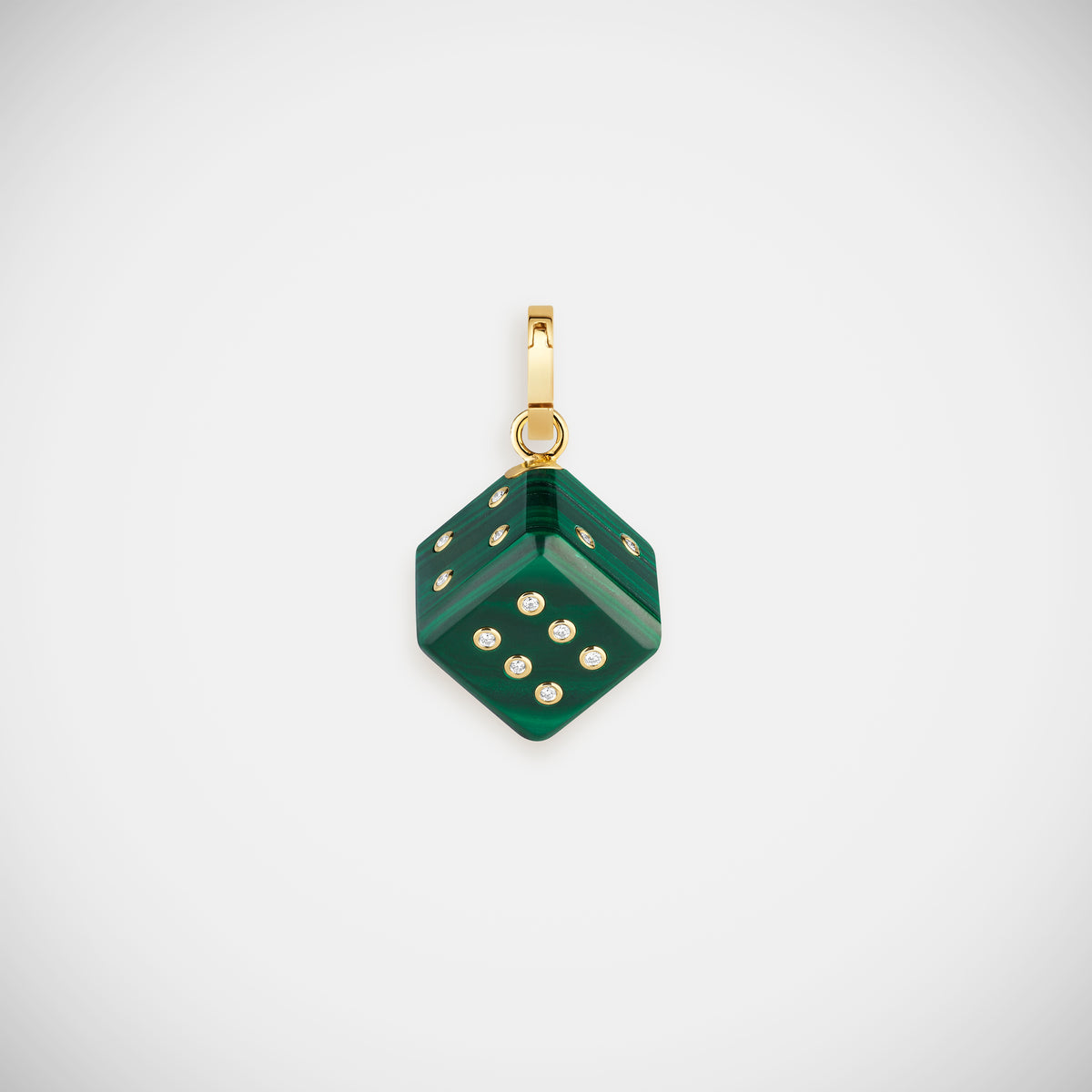 Marie Lichtenberg Staging Charm Dado Malachite charm 13mm