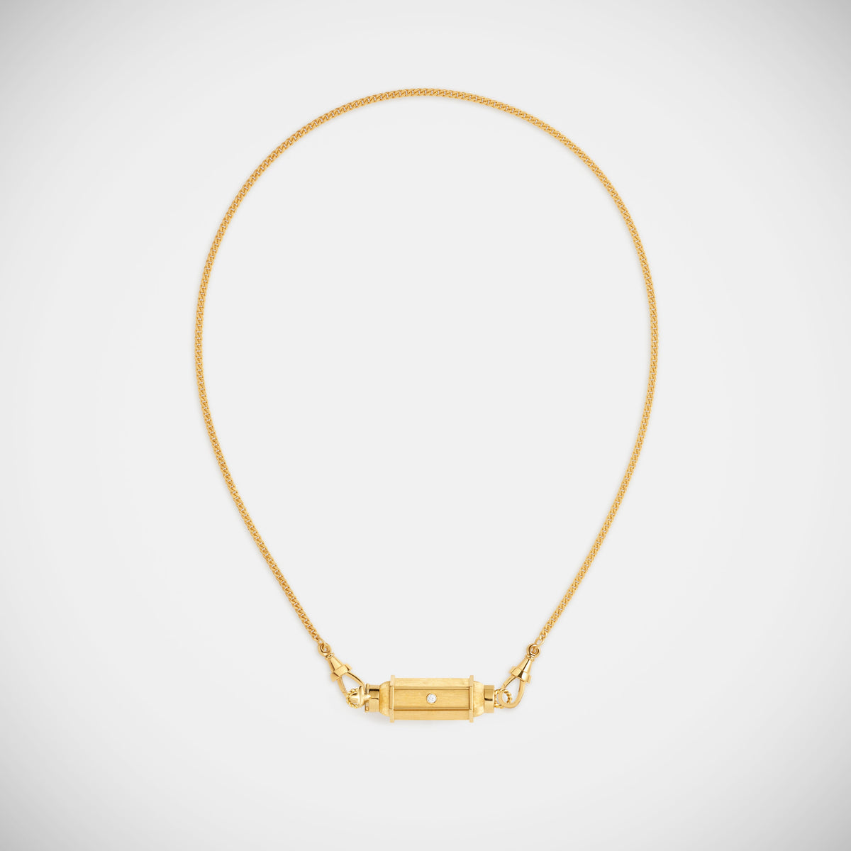 Marie Lichtenberg Staging Baby locket Diamond Gold Baby locket Necklace