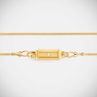 Marie Lichtenberg Staging Baby locket Diamond Gold Baby locket Necklace