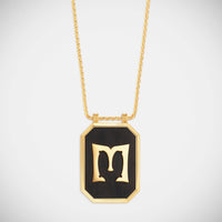 Marie Lichtenberg Staging Scapulaires Ebony Custom Letter Scapular