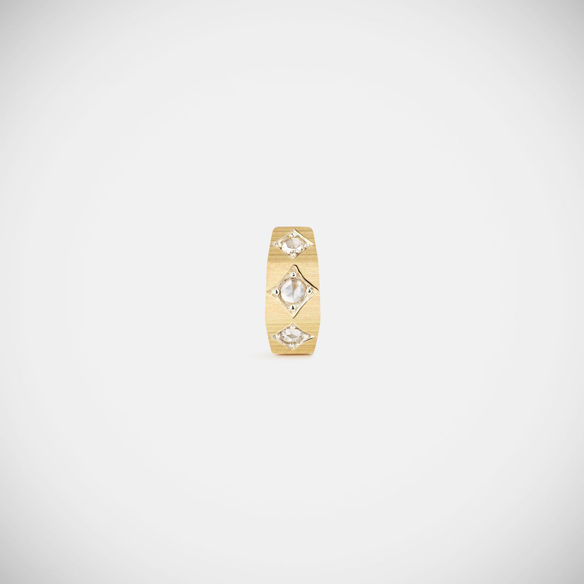 Marie Lichtenberg Staging Earring Ecrou coco earring Diamonds small