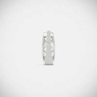 Marie Lichtenberg Staging Earring Ecrou Coco earring large White Gold