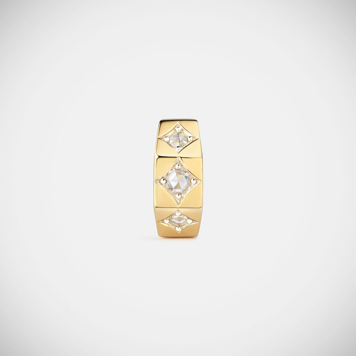 Marie Lichtenberg Staging Earring Ecrou earring Diamonds large