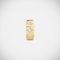 Marie Lichtenberg Staging Earring Ecrou earring Diamonds large