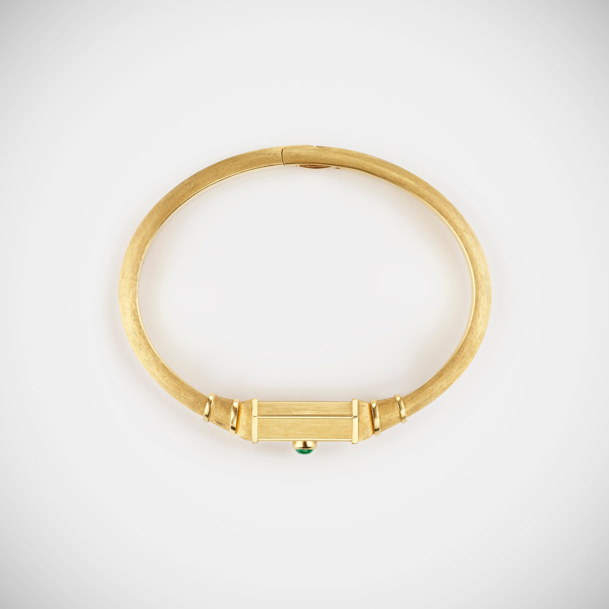 Marie Lichtenberg Staging Bracelet Emerald Baby Locket Bracelet