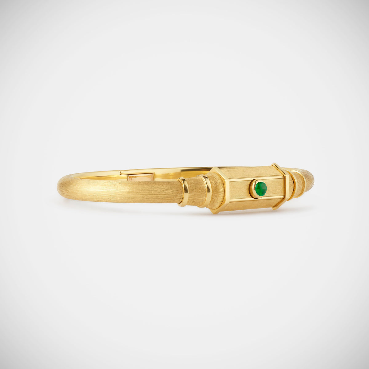 Marie Lichtenberg Staging Bracelet Emerald Baby Locket Bracelet