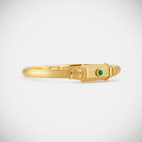Marie Lichtenberg Staging Bracelet Emerald Baby Locket Bracelet