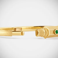 Marie Lichtenberg Staging Bracelet Emerald Baby Locket Bracelet