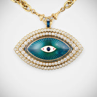 Marie Lichtenberg Staging Pendant Eye play pendant