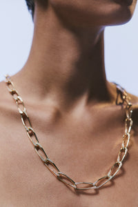 Marie Lichtenberg Staging Chain Gourmette Diamond chain 63cm